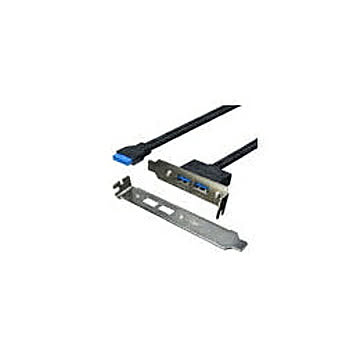 変換名人　USB3.0　PCIブラケット　PCIB-USB3/2FL 管理No. 4571284888746