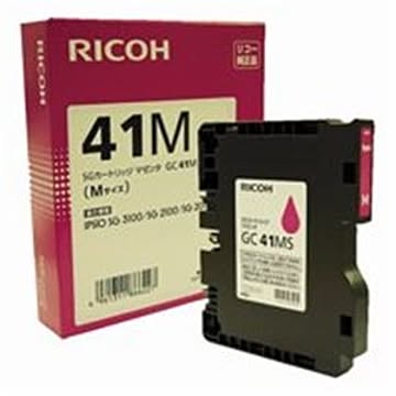 (業務用5セット) RICOH（リコー） ジェルジェットカートリッジ GC41Mマゼンタ