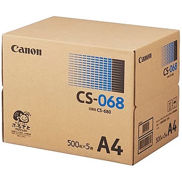 キヤノン コピー用紙／レーザービームプリンター用紙 CS-068 A4 2698C002