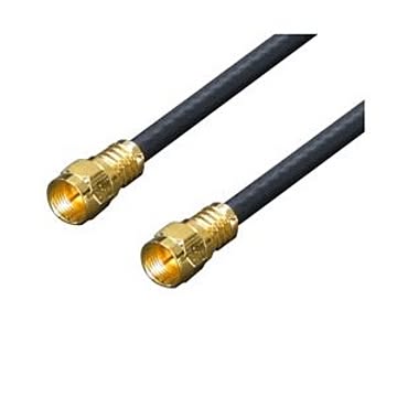 (まとめ)変換名人 アンテナ 4Cケーブル 1.0m + L型 F4-100【×10セット】