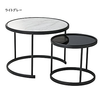 リビングテーブル 組立式 LT-82-D 幅600x奥行600x高さ435mm 桜屋工業