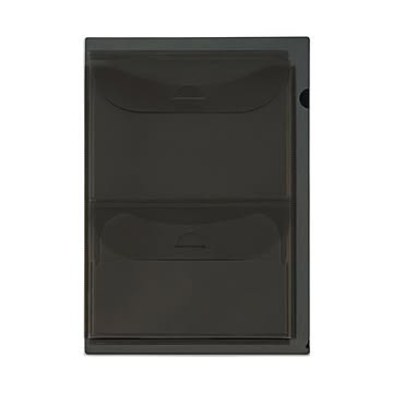まとめライオン事務器ダブルポケットホルダーイロキャリ ビターショコラ WP-123 1冊 ×20セット