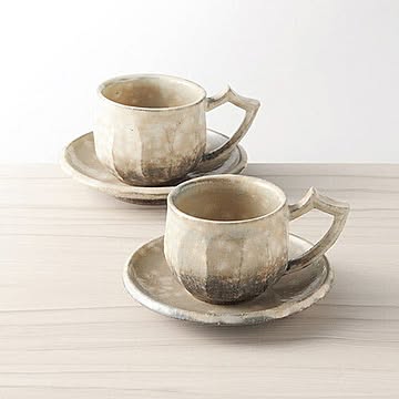 御本手珈琲器ペア