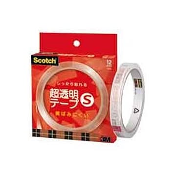 （まとめ）スリーエム 3M 超透明テープS BH-12N 紙箱入 【×20セット】