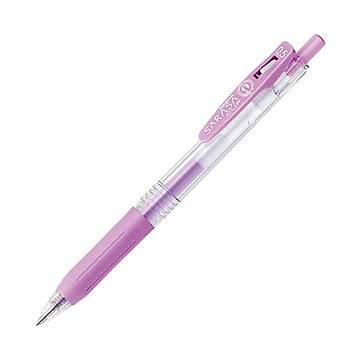 (まとめ) ゼブラ ゲルインクボールペン サラサクリップ 0.5mm ミルクパープル JJ15-MKPU 1本  【×100セット】