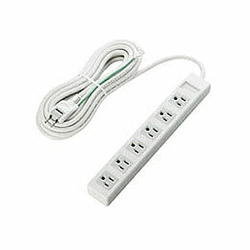 エレコム　EU 3ピン対応タップ　T-T01-3650WH/RS 管理No. 4953103685598