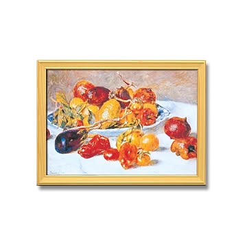 世界の名画 桧フレーム【絵画額】ルノワール名画額(桧)「南仏の果実」