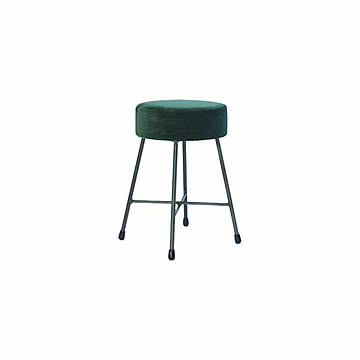 SIKAKU シカク HONI LOW STOOl -MARU- HONI ロースツール 丸形 11318 / 11319 / 11320 別珍 クロカワ鉄 イス 椅子 いす 昭和レトロ