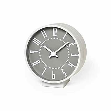 Lemnos レムノス eki clock エキクロック TIL19-08 置時計 スイープムーブメント テーブルクロック デスククロック