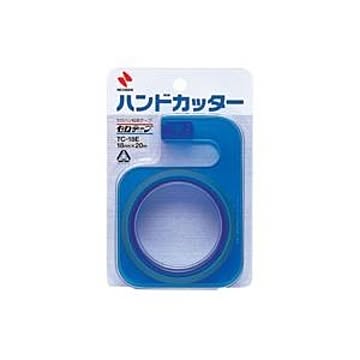 （まとめ買い）ニチバン ハンドカッター TC-18E 青 【×10セット】