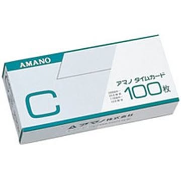 （まとめ）アマノ 標準タイムカード Cカード（25日締／10日締） 100枚X3