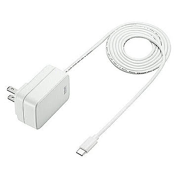 サンワサプライ USB AC充電器(USB Type Cケーブル一体型・18W) ACA-PD82W 管理No. 4969887505786