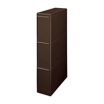 like-it ライクイット 分別引出しステーション スリム3段 BS-3 (幅17cm) 分別ゴミ箱 3段 隙間利用 隙間設置 ごみ箱 日本製
