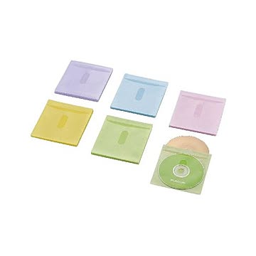 (まとめ)エレコム Blu-ray・CD・DVD対応不織布ケース タイトルカード CCD-NIWB60ASO×10セット