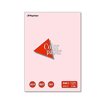 まとめ 長門屋商店 Color Paper B5 特厚口 さくら ナ-4419 1冊50枚  ×30セット