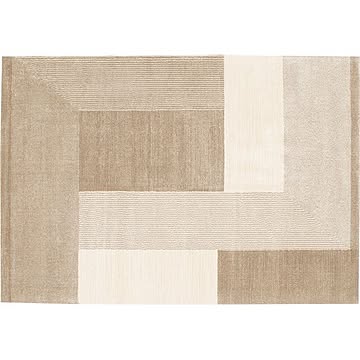 コンラッド プレーベル 50439 BE 防炎 ラグマット 約160×230cm ベージュ ホットカーペット対応