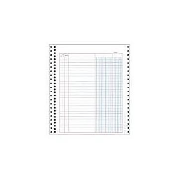 （まとめ） オービック バインダー元帳 Y10×T11 連続用紙 4024 1箱（1000枚） 【×2セット】