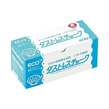 (まとめ) 日本理化学 ダストレスチョーク 炭酸カルシウム製 赤 DCC-72-R 1箱(72本)  【×10セット】