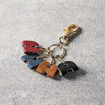 良品工房　日本製　革使い　キーホルダー K20212214 管理No. 4560286934803