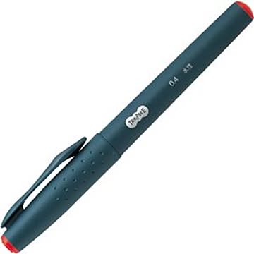 （まとめ） TANOSEE 水性サインペン 0.4 赤 1本 【×60セット】