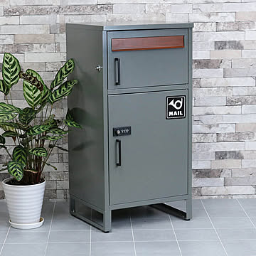 Horn（ホルン）ポスト一体型宅配ボックス 木製フラップタイプ m13501