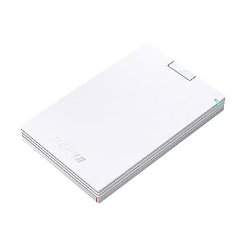 (まとめ）バッファロー MiniStationUSB3.1(Gen.1)対応 ポータブルHDD 1TB ホワイト HD-PCG1.0U3-BWA 1台【×3セット】