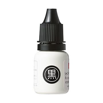 (まとめ) シャイニー スタンプ補充インキ回転式内蔵タイプ 黒 TSK-711855 1本  【×50セット】