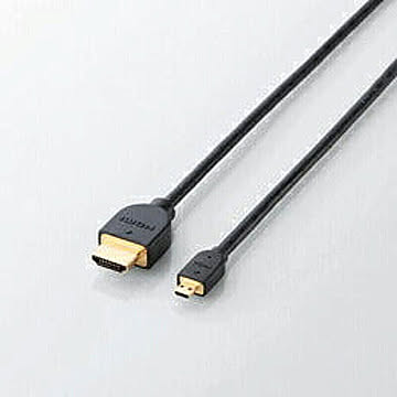 エレコム 対応HDMI-Microケーブル(A-D) DH-HD14EU15BK 管理No. 4953103239104