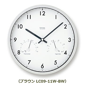 Air clock　エアークロック LC09-11W メトロポリタンギャラリー Lemnos