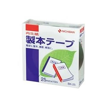 (業務用10セット) ニチバン 製本テープ/紙クロステープ 【25mm×10m】 BK-25 緑