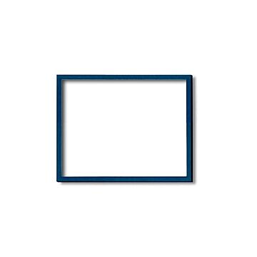 【木製額】色あせを防ぐUVカットアクリル ■デッサン額 太子サイズ（379×288mm）ブルー 壁掛けひも付き 化粧箱入り