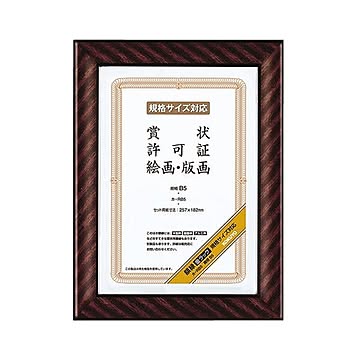 (まとめ）コクヨ 賞状額縁（金ラック） 規格B5カ-RB5 1セット（10枚）【×3セット】