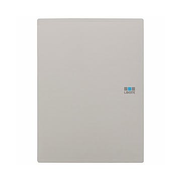 （まとめ）ライオン事務器クリアーブック(リベルテ) A5タテ 12ポケット グレー CR-102L 1枚 【×20セット】
