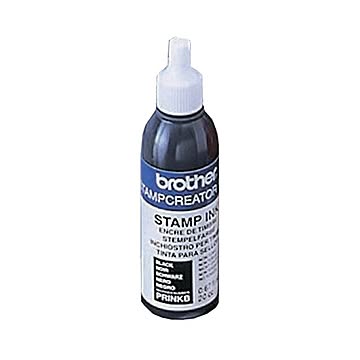 (まとめ) ブラザー BROTHER スタンプ用補充インク 黒 20cc PRINKB 1本 【×10セット】
