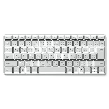 マイクロソフト Microsoft MS デザイナーコンパクトキーボード Bluetooth グレイシア Japan1License 21Y-00049