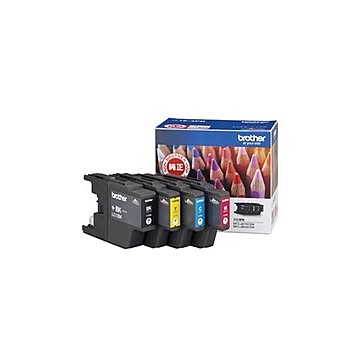 （まとめ）ブラザー インクカートリッジ LC12-4PK 4色【×3セット】