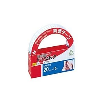 (業務用100セット) ニチバン 両面テープ ナイスタック 【幅20mm×長さ10m】 NW-20