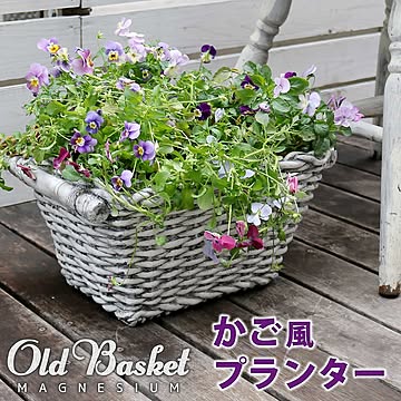 マグネシウムプランター　"Old Basket"(オールドバスケット)