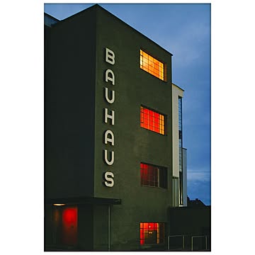 【Bauhaus Japan】Bauhaus building/アートポスター/モダンポスター/バウハウスポスター