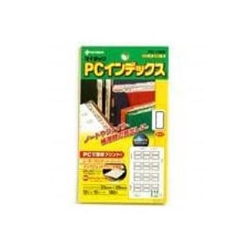 （まとめ）ニチバン PCインデックスラベル PC-132R 赤枠【×10セット】