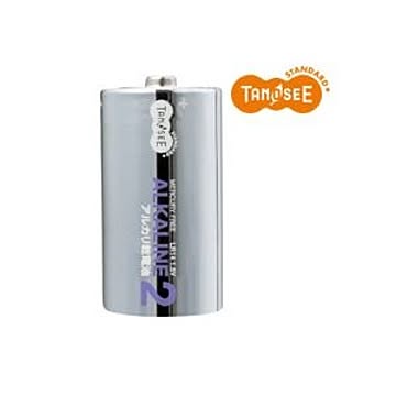 （まとめ）TANOSEE 単2形 アルカリ乾電池 2本入×150パック