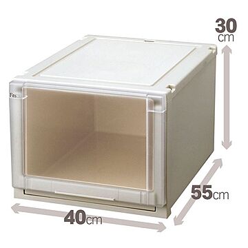 収納ボックス/衣装ケース 『Fits フィッツユニットケース』 幅40cm×高さ30cm 日本製
