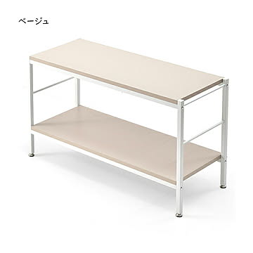 ラック 組立式 Noko 2段 NKRC0350 幅910x奥行360x高さ520mm B.Bファニシング