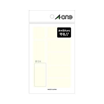 （まとめ） エーワン 透明保護ラベル 06006用25×51mm 08366 1パック（56片：7片×8シート） ×30セット