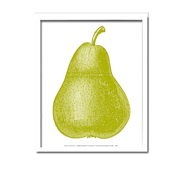 Pear Green アートポスター（フレーム付き） m13102