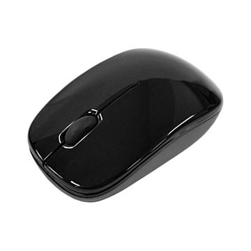 （まとめ） HIDISC 無線 2.4GHz ワイヤレスマウス ブラック HDMW-7091BK ×3セット