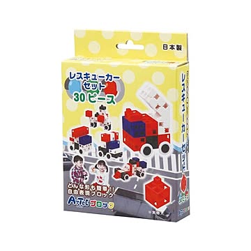 (まとめ)アーテック Artecブロック/カラーブロック 【レスキューカーセット】 30pcs 【×15セット】