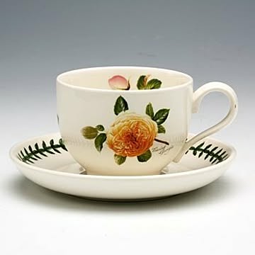 ポートメリオン　ボタニックローズ　ティーカップ&ソーサー(ティージングジョージア)　BR04107_5　洋食器　イギリス　ボタニック