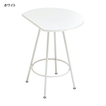 カフェテーブル 組立式 Nid NIDT0248 幅600x奥行505x高さ720mm B.Bファニシング