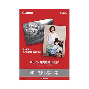 キヤノン 写真用紙・絹目調 印画紙タイプSG-201A3N20 A3ノビ 1686B010 1冊(20枚)